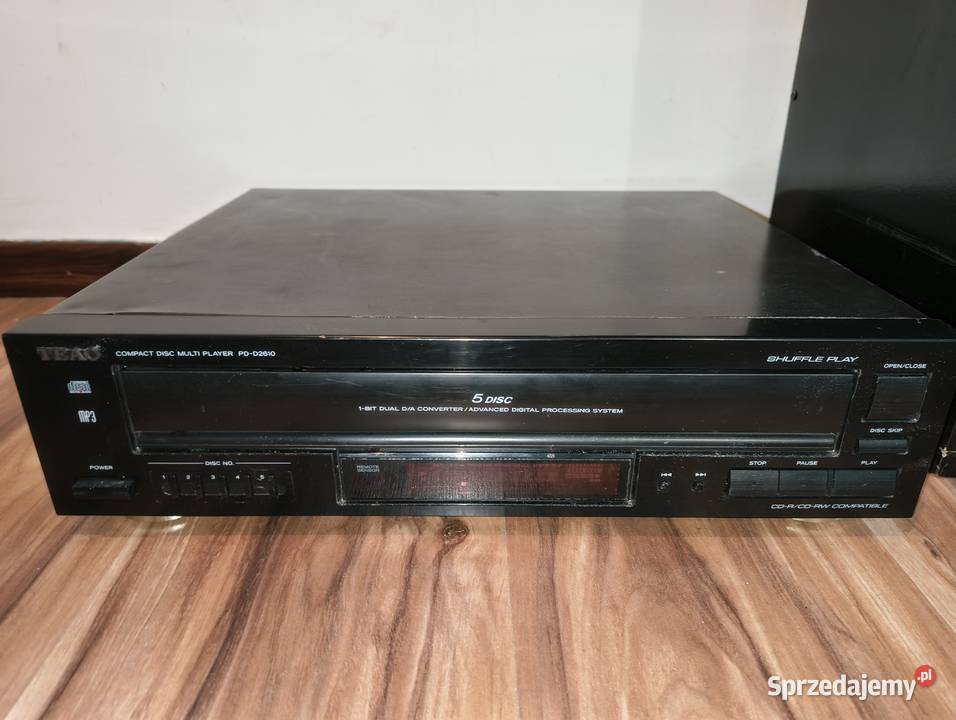 Zmieniarka 5CD TEAC PDD2610 MP3 Odtwarzacz Łączna