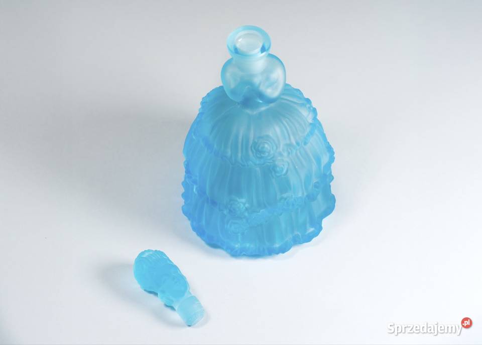 Przepiękna niebieska karafka Vogel Zappe vintage Warszawa sprzedam