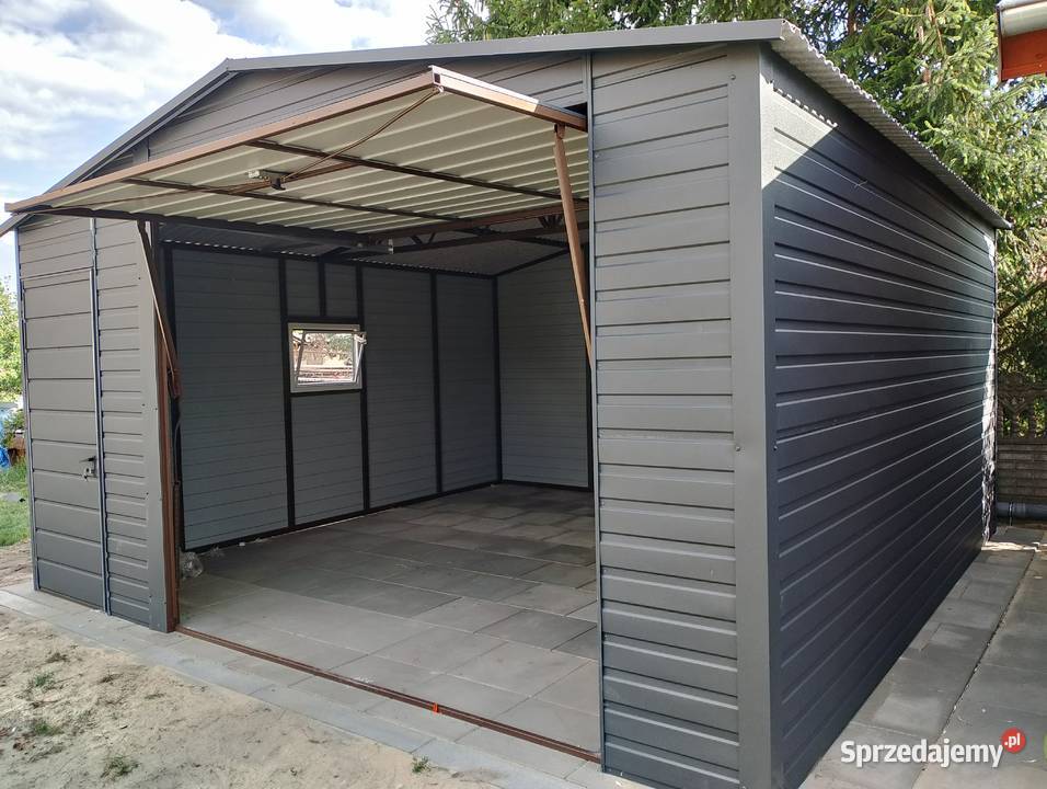 Garaż Blaszany Garaże Blaszane Drewnopodobne Stargard