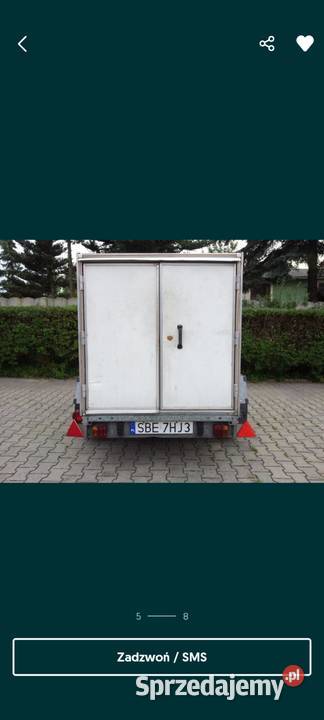 Sprzedam przyczepke chlodnie 500kg Jędrzejów