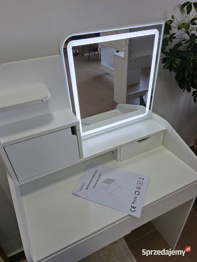 TOALETKA KOSMETYCZNA NOWA Z LUSTREM LED dolnośląskie sprzedam