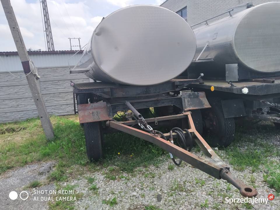 Przyczepa Autosan D 55 cysterna do mleka Łask