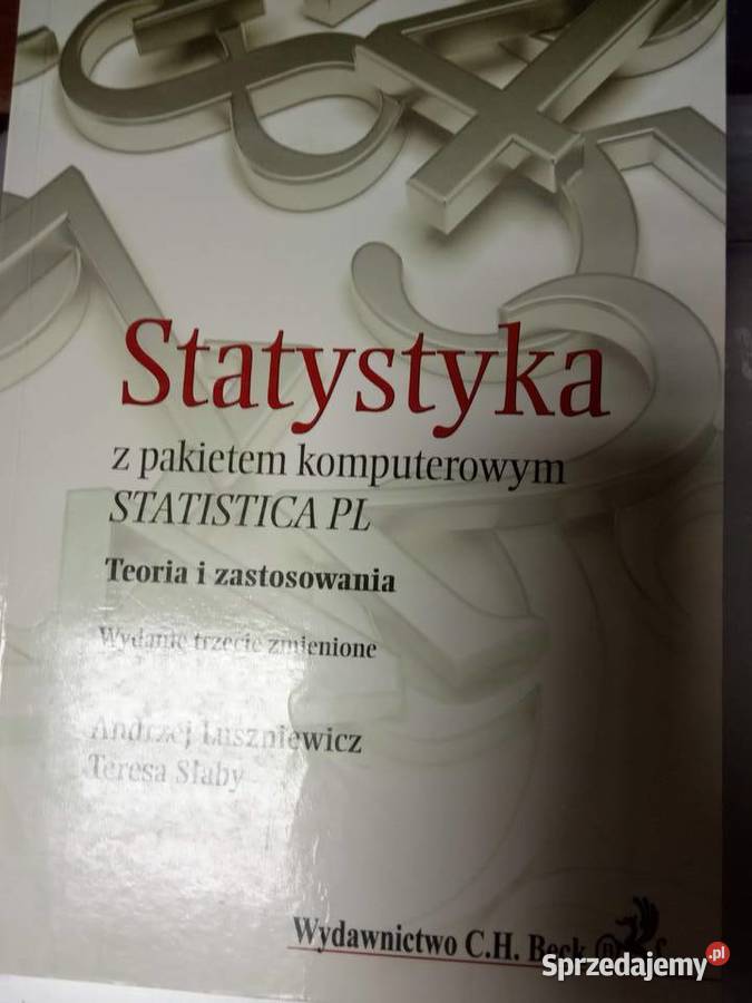 Statystyka antykwariat księgarnia książki studia Warszawa sprzedam