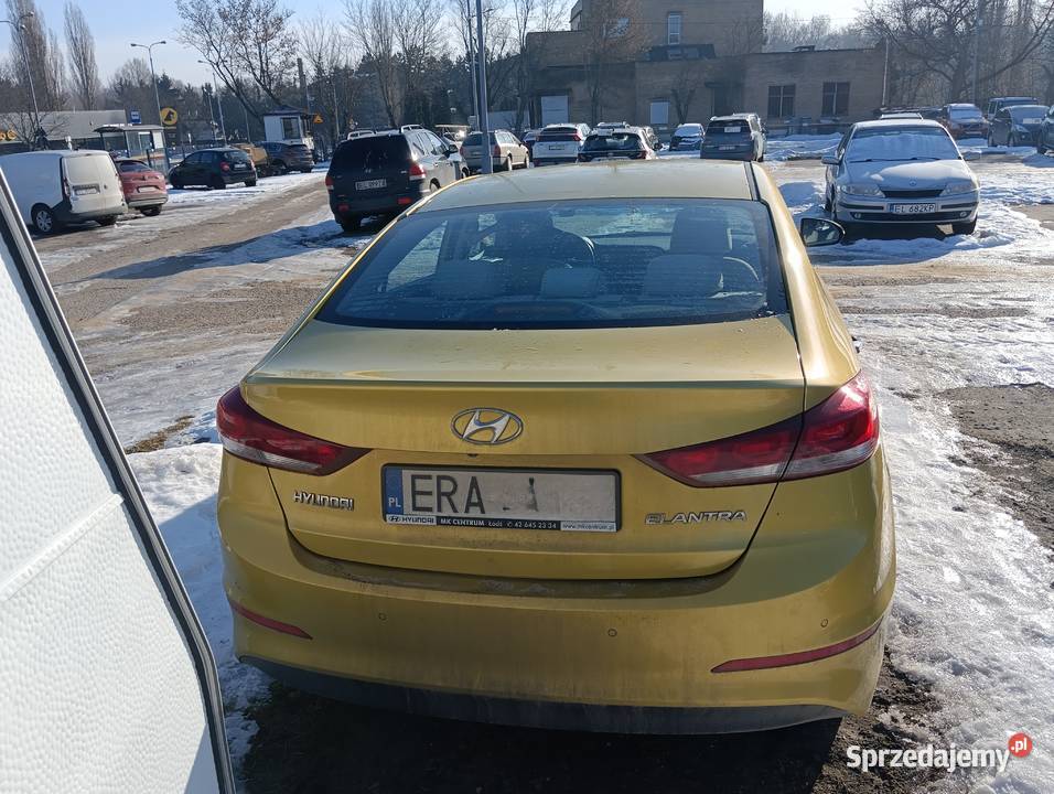 Hyundai Elantra 2016 Pierwsza rejestracja 2017 Łódź