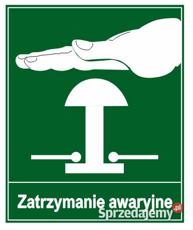 Naklejka znak informacyjny ZATRZYMANIE AWARYJNE Kamionna