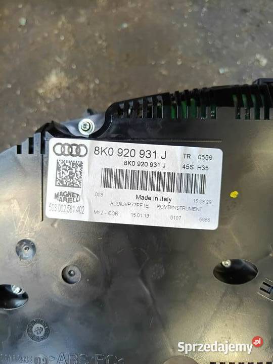 Licznik zegary Audi A4 B8 8K0 920 931 J Liczniki i zegary Bodzentyn