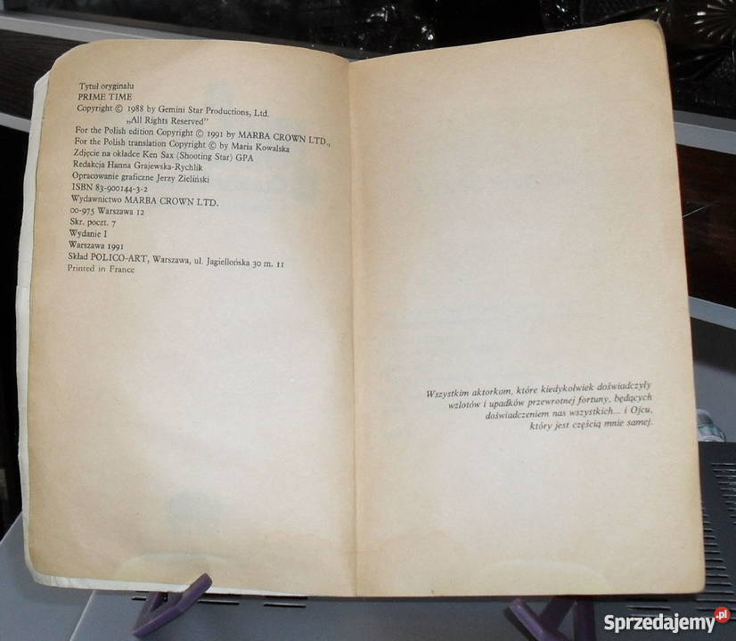 JOAN COLLINS CZAS GWIAZDY Łódź