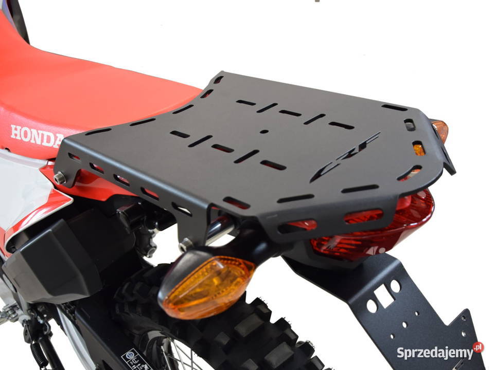 Aluminiowa czarna płyta na bagaż do Honda CRF Częstochowa