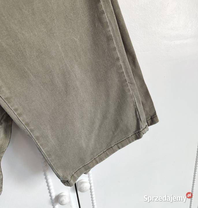 Wygodne oliwkowe spodnie FF plus size 46 3XL zielony zachodniopomorskie Szczecin