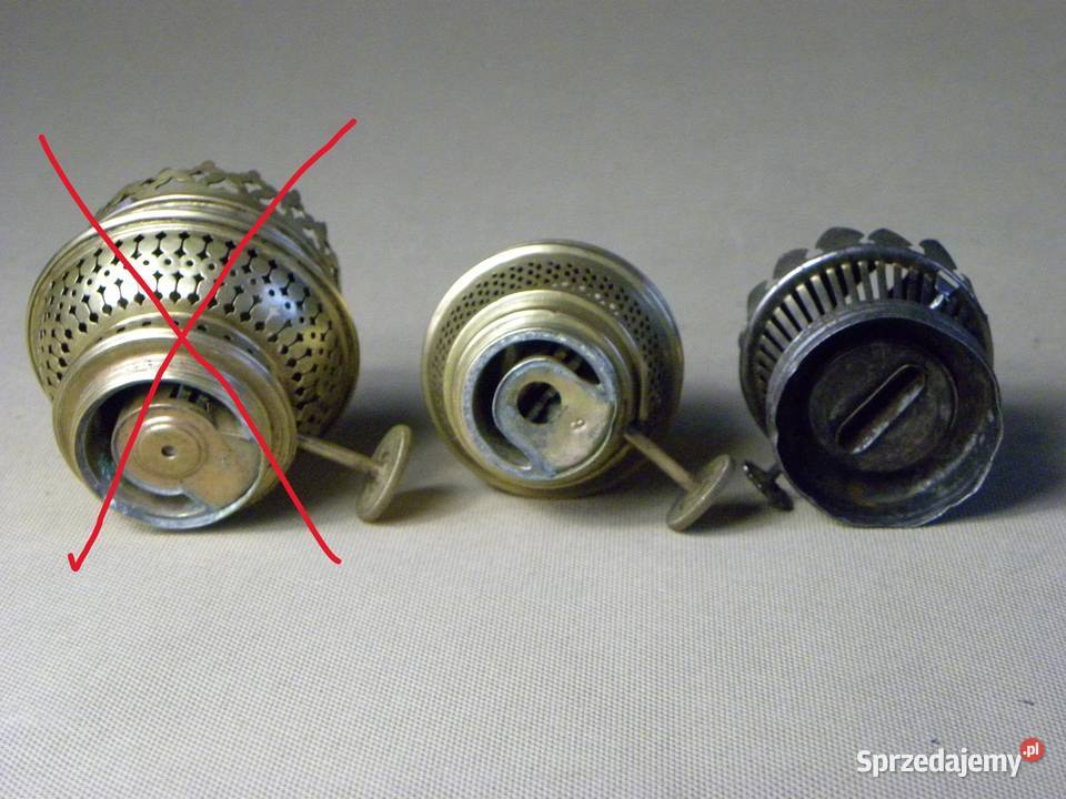 Mosiężny brenner palnik do lampy naftowej Legnica sprzedam