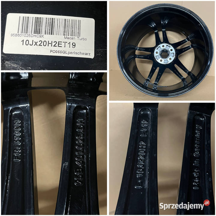 Felga Porsche Macan Turbo 95B601025DH 10Jx20 Gostyń sprzedam