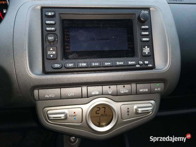 Honda Jazz Automat 7 BIEGÓW serwis do teraz DVD Tarnów
