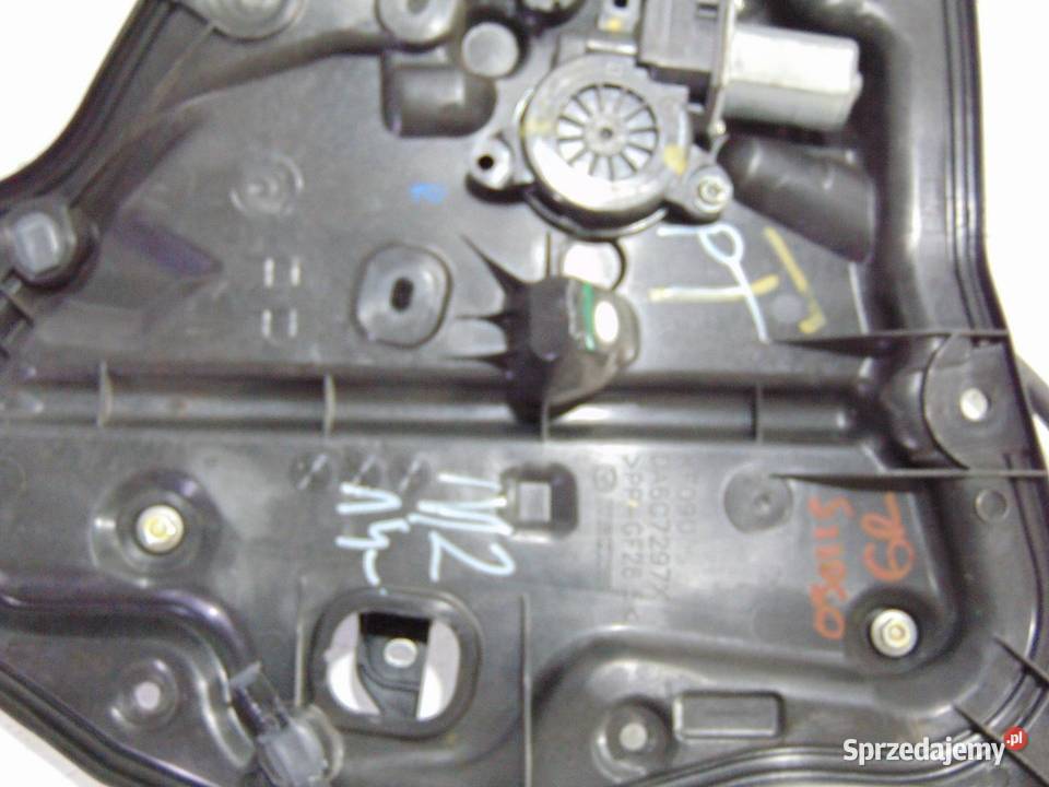 MECHANIZM PODNOŚNIK SZYBY PRAWY TYŁ MAZDA 2 III wielkopolskie