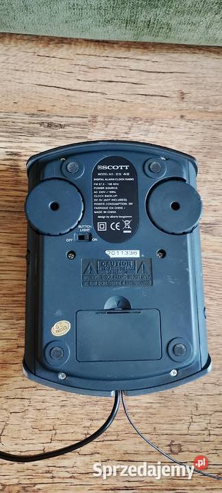 Radiobudzik Scott CX48 Design Alberto Borgonovo Wąbrzeźno