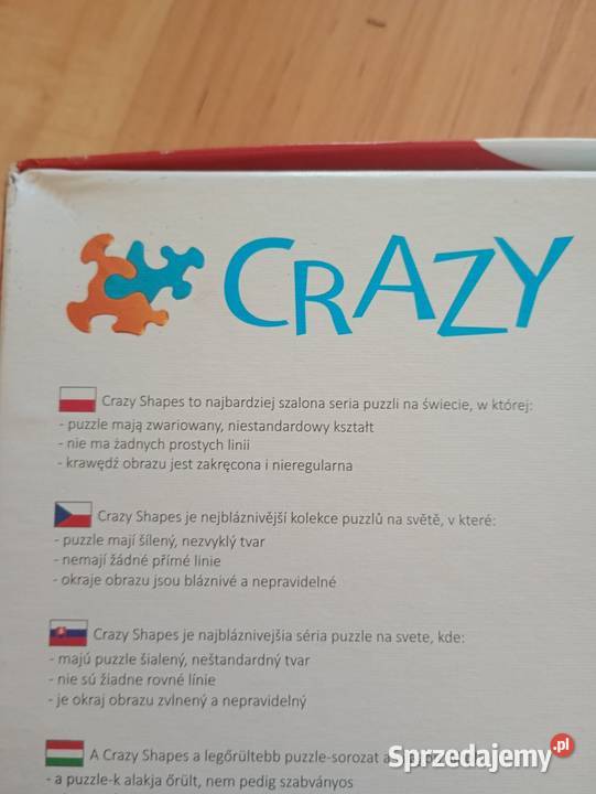 puzzle Trefl Crazy Shapes tygrys 600 elementów Szczecin