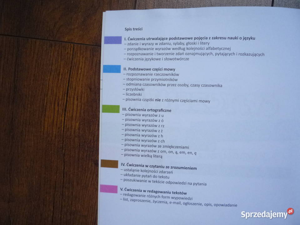 Ćwiczenia słownikowe ortograficzne i gramatyczne Szczecin