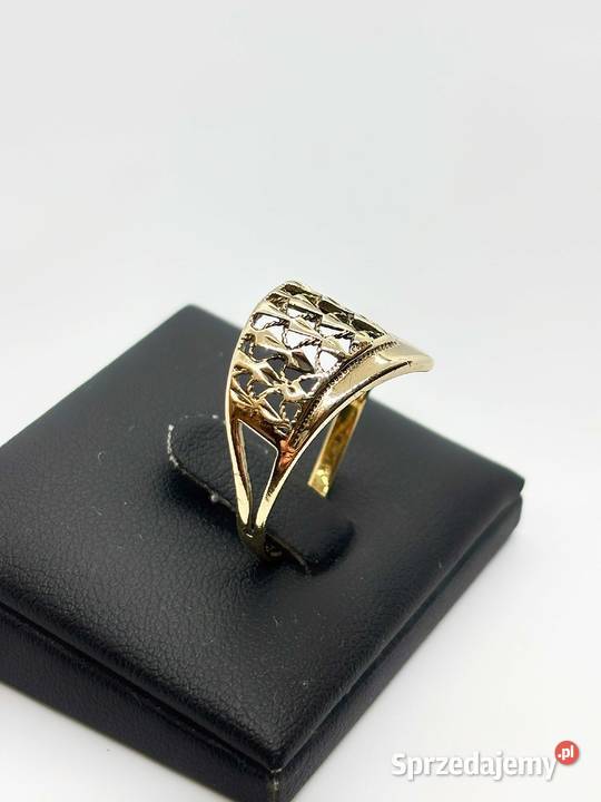Złoty pierścionek pr 333 234g Rozmiar 23 Pierścionki