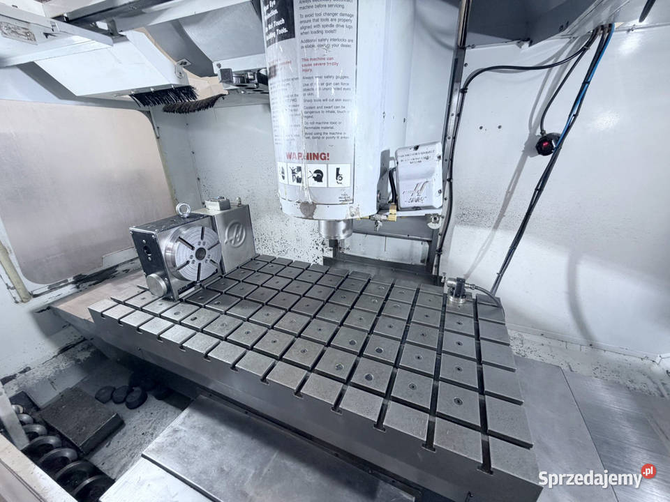 Frezarka CNC HAAS VM3HE 4 oś sondy RENISHAW lubuskie Zabór