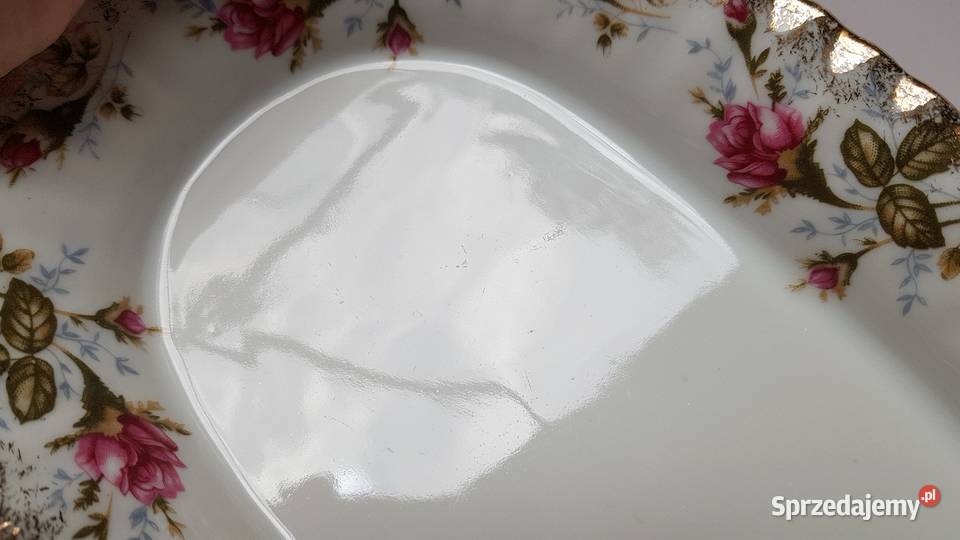 Porcelanowy półmisek salaterka owalna Iwona Dąbrowa Górnicza