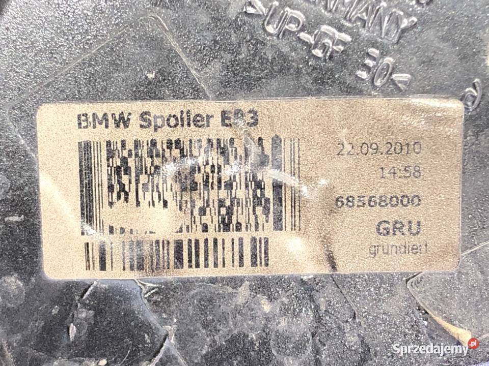 SPOILER BMW E83 SUV 0311 OWIEWKA TYLNY