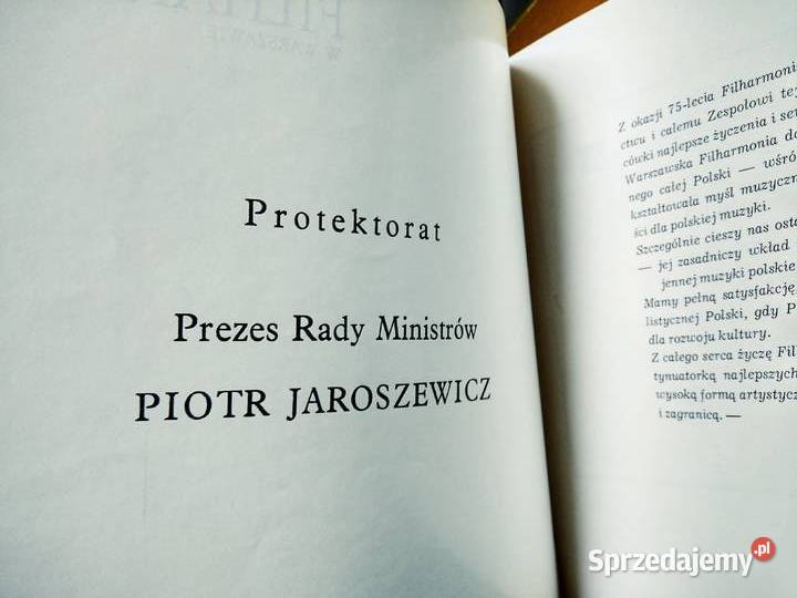 75 lat Filharmonii unikatowe książki outlet Antykwariat Warszawa
