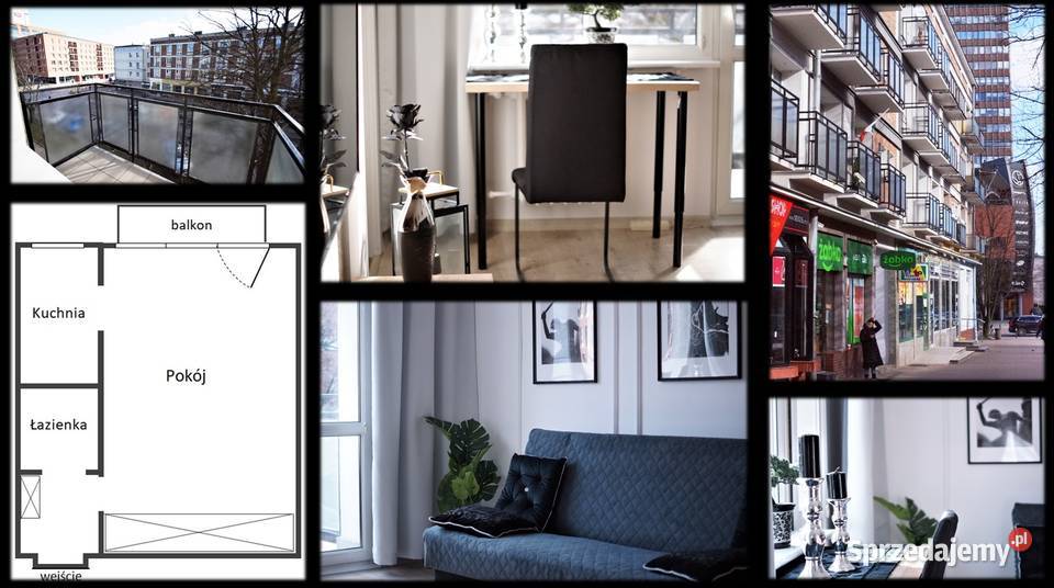 Kawalerka ścisłe centrum CH Madison SKM i pom. użytkowe Wynajem pomorskie Gdańsk