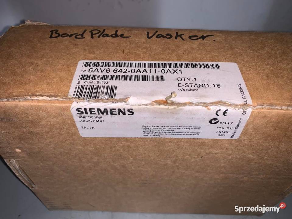 Siemens TP 177A 6AV66420AA110AX1 Touch Panel mazowieckie Warszawa