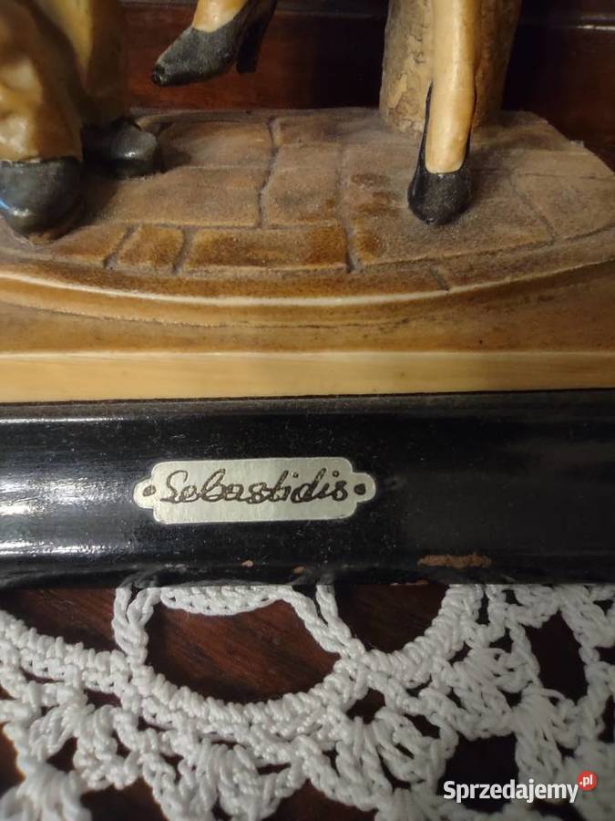 Stara figurka Kobieta i mężczyzna SEBASTIDIS Gniezno