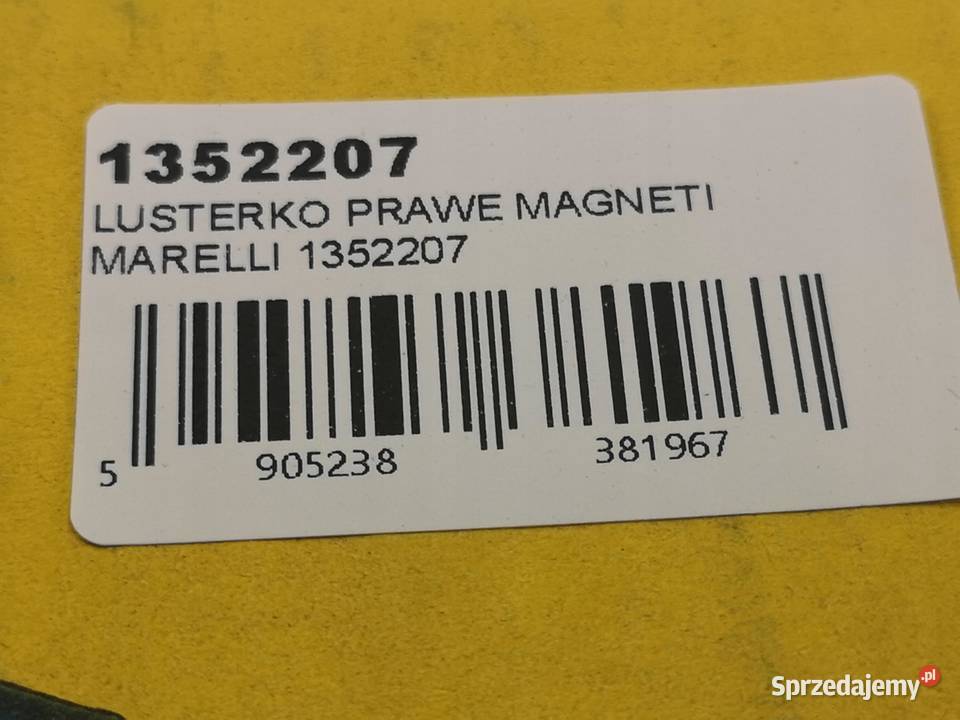 LUSTERKO PRAWE FIAT TIPO SPORT 19881993 MAGNETI lubelskie sprzedam