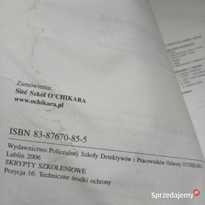 Techniczne środki ochrony książki księgarnia mazowieckie Warszawa