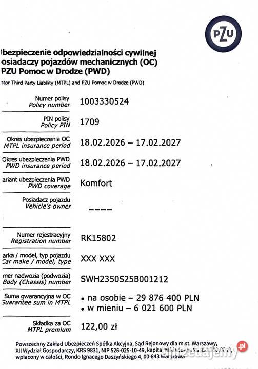 Przyczepa lekka 340kg Łańcut sprzedam