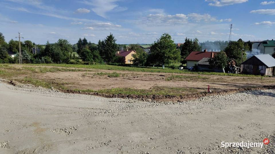 Działka budowlana 13 ar w Roźwienicy wszystkie gaz Roźwienica