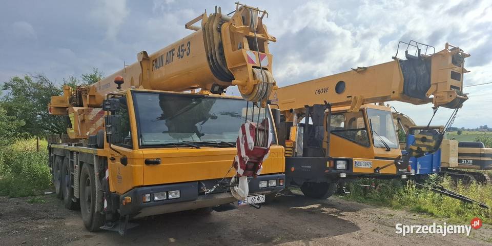 Usługi dźwigowe dźwig Grove 30 ton Faun 45 ton