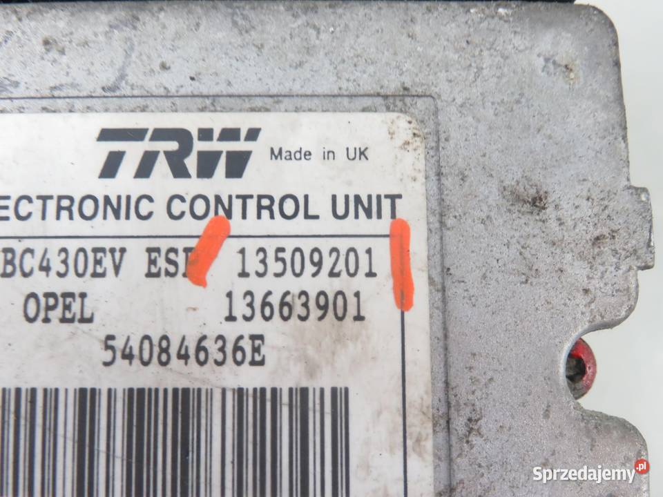 POMPA ABS OPEL VECTRA C Z02 13509201 13663901 małopolskie sprzedam