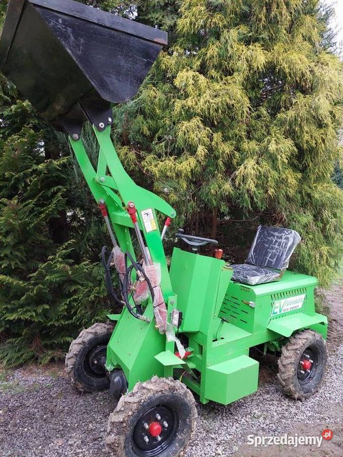 Ładowarka kołowa mini napęd elektryczny nowa nieuszkodzony Ładowacze czołowe