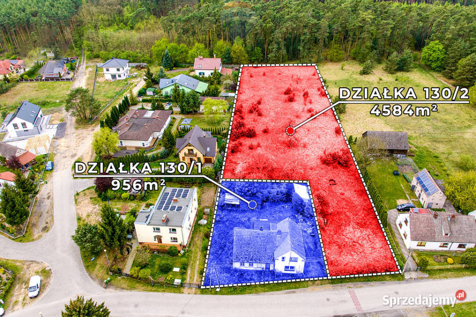 Potencjał inwestycyjny łącznie 5540 m Łężyca Zielona Góra