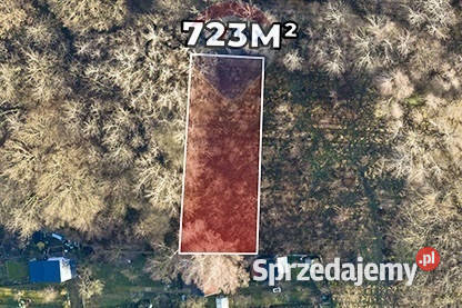 Działka mieszkaniowousługowa 723 m MPZP Zielona Góra