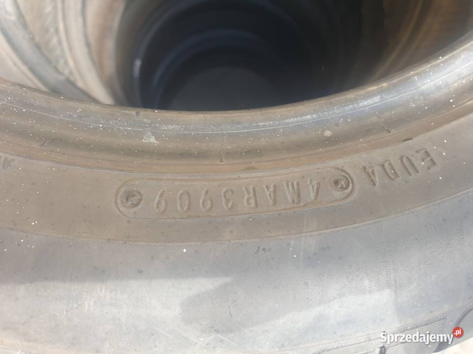 Dwie opony letnie 18555 R15 6 mm bieżnika Dobre Miasto