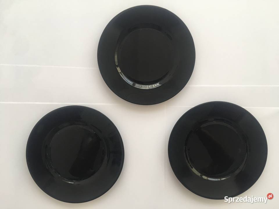 Arcoroc France talerzyki talerze czarne Kołobrzeg