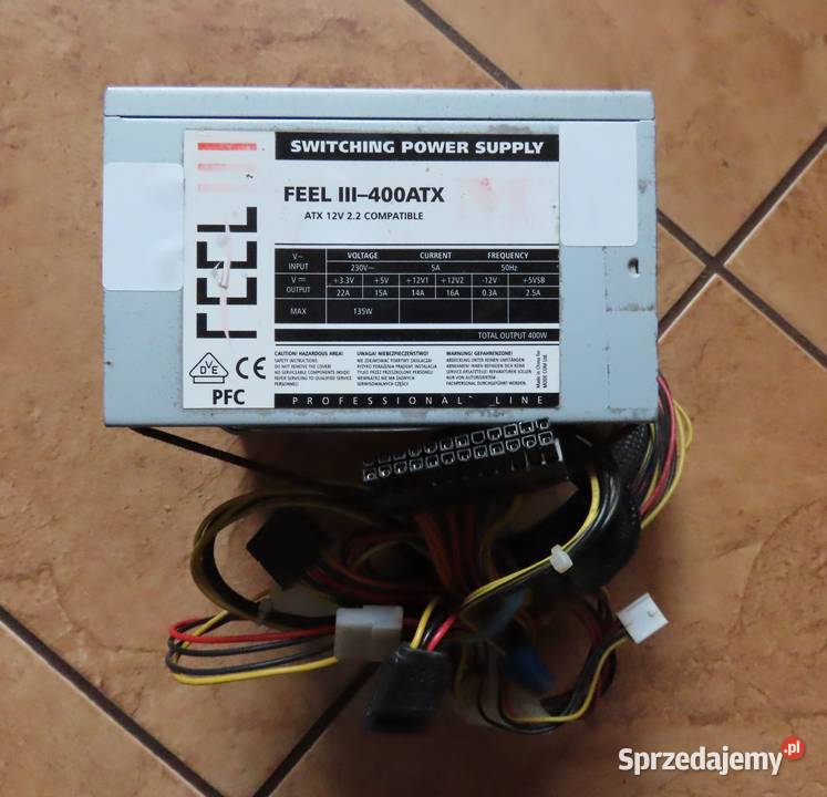 Zasilacz do komputera Feel III 400 ATX