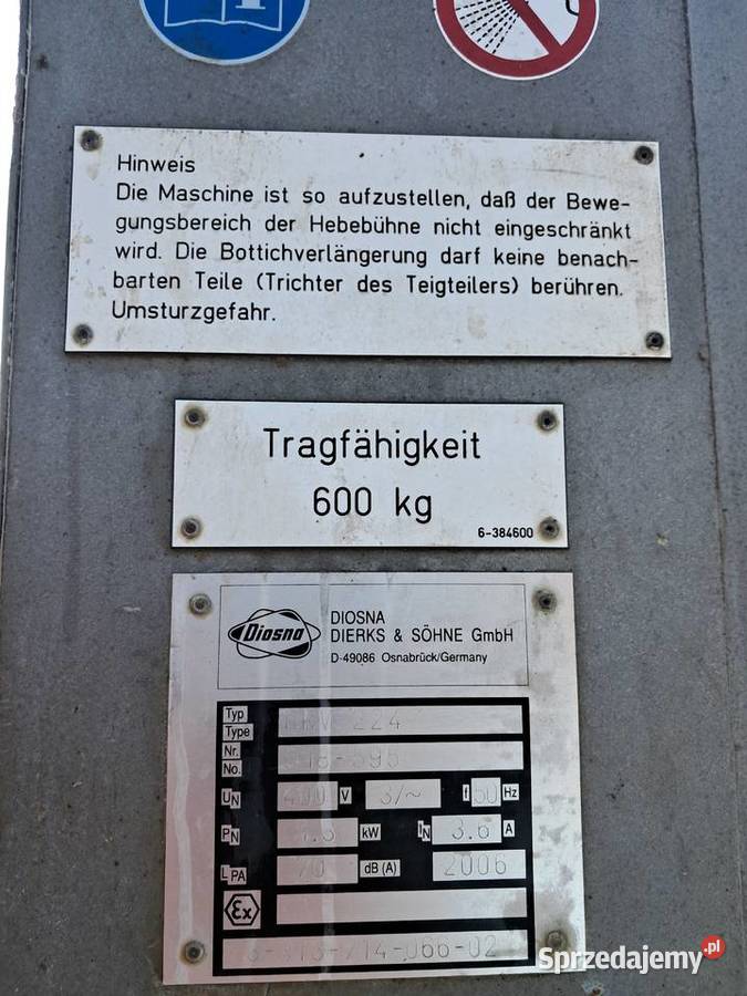 Miesiarka spiralna Diosna Rzeszów