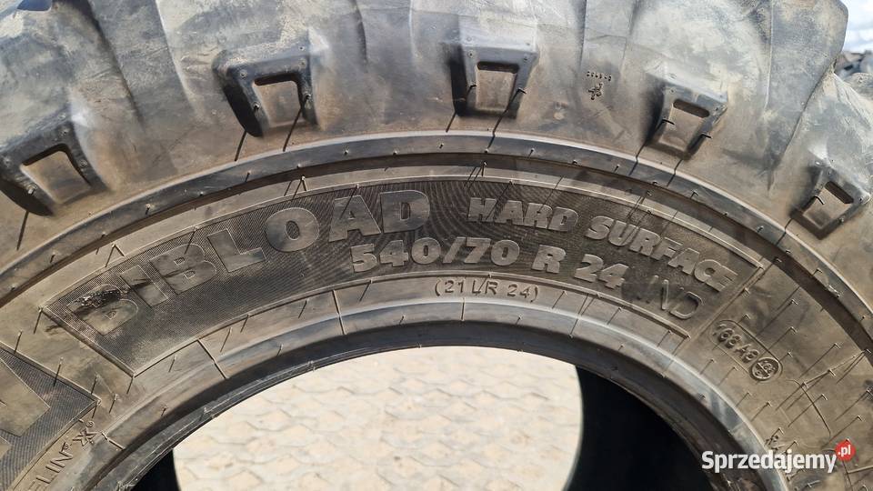 54070r24 21LR24 21R24 Michelin Bibload 90 Nowe Miasto Lubawskie sprzedam