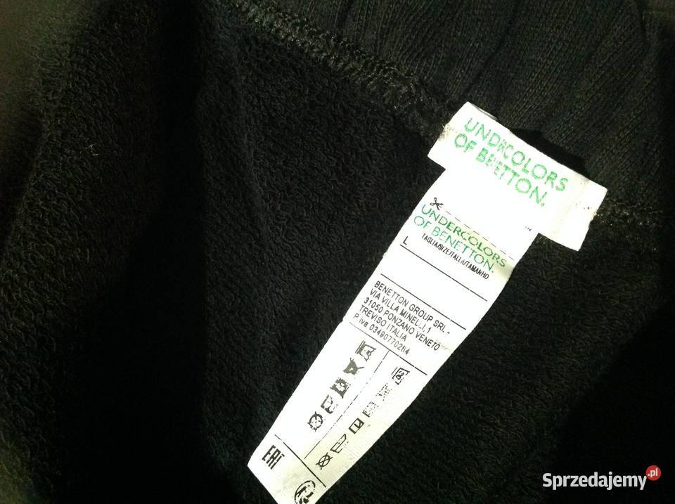 Legginsy dresowe damskie BENETTON r XS złoty Nowa Sól sprzedam