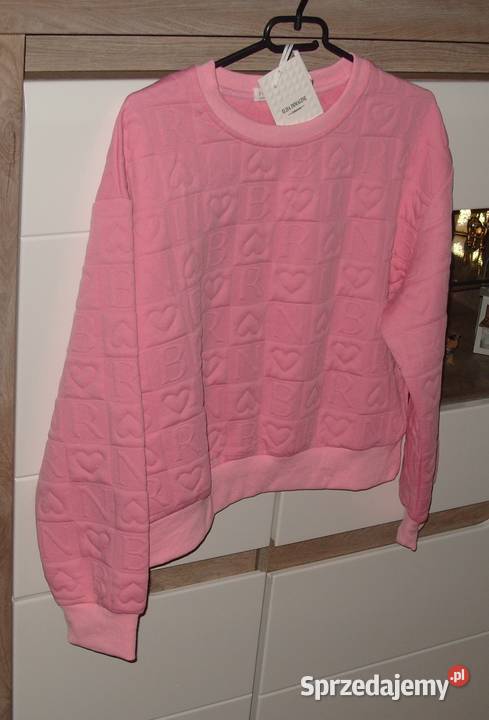 Ebelieve bluza w wyduszane serca literki r ML Rawicz