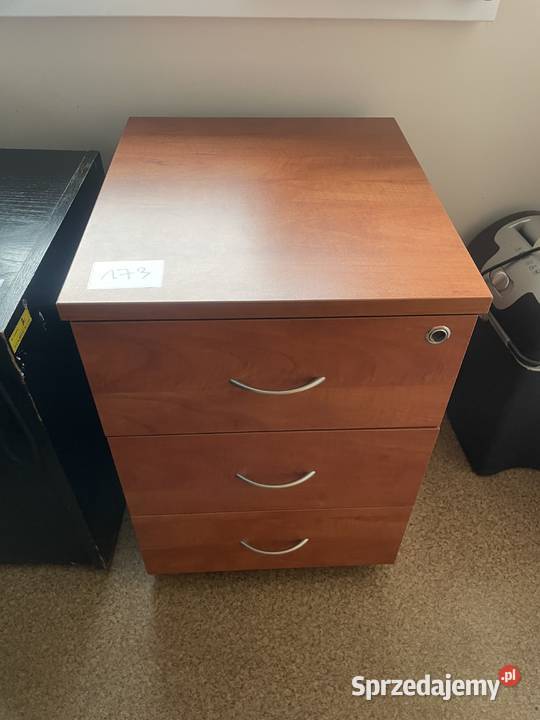 Kontener do biurka brązowy