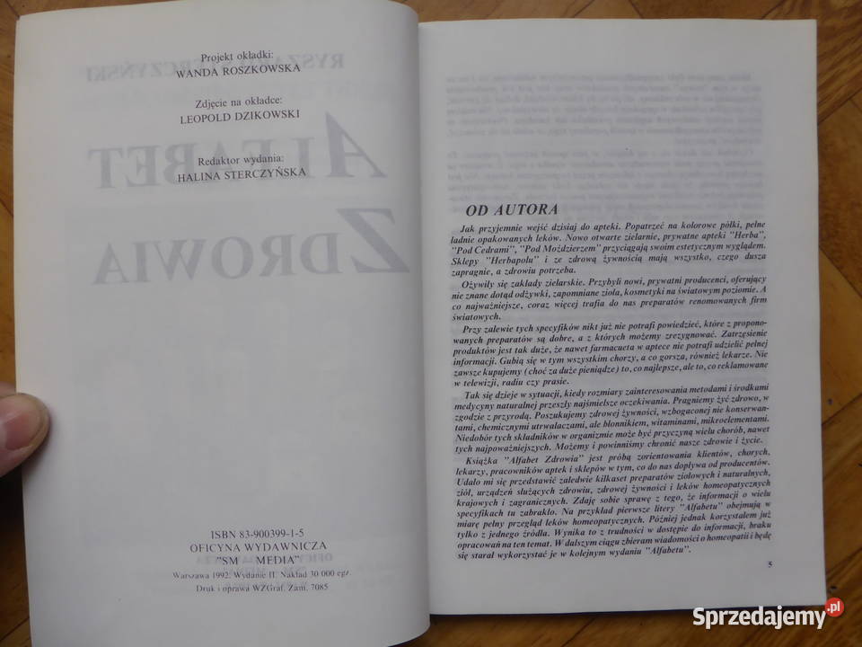 Alfabet zdrowia leksykon naturalnych preparatów opolskie Głuchołazy
