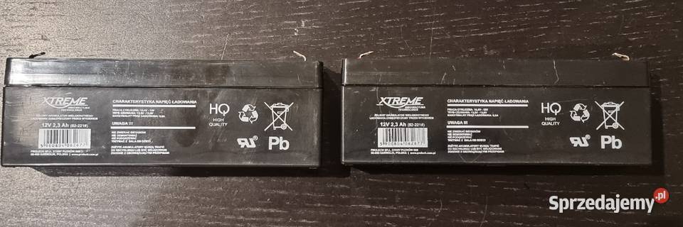 kumulator AGM Xrreme 12v 23ah Dąbrówka