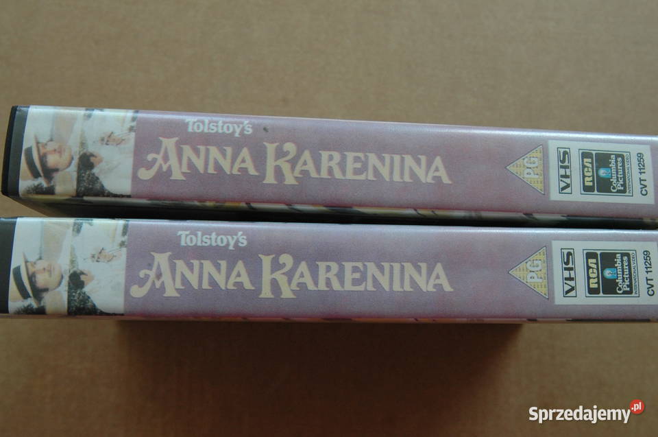 Oryginalny Film VHS Anna Karenina Kultura i Rozrywka Gdańsk