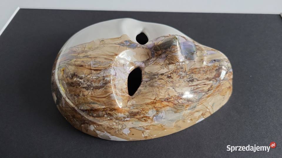 Obraz Maska maska ceramiczna malowana ręcznie Sierakowice