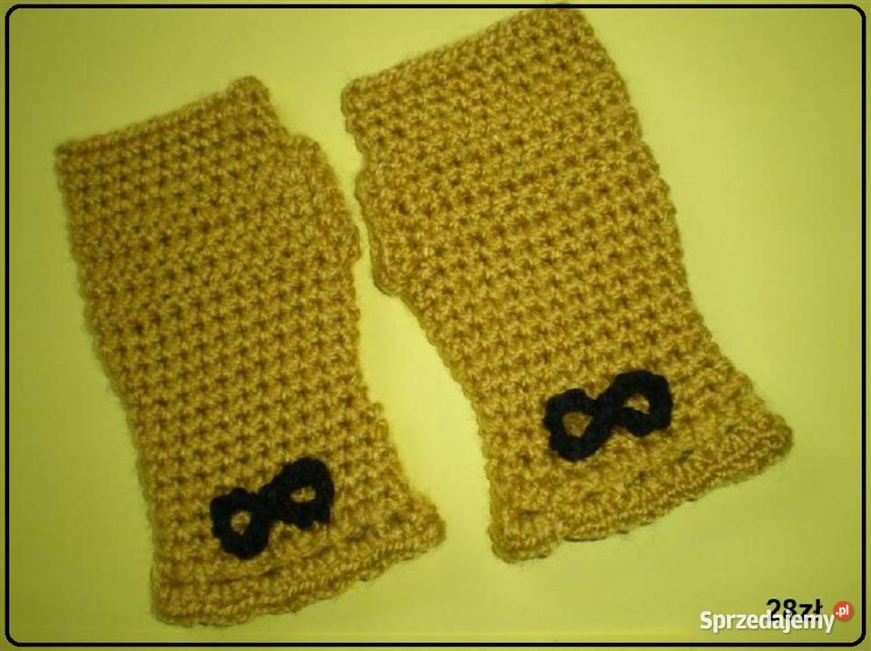 Rękawiczki bez palców mitenki